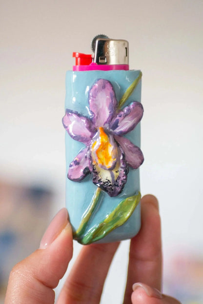 Teal Orchid - Lighter Sleeve