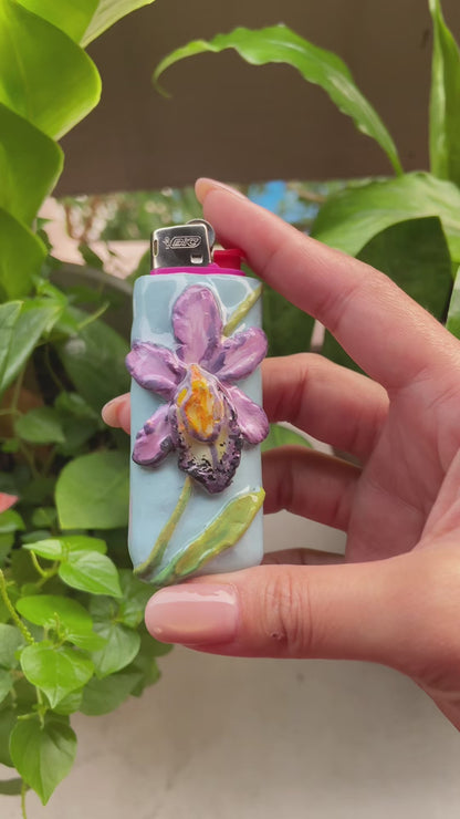 Teal Orchid - Lighter Sleeve